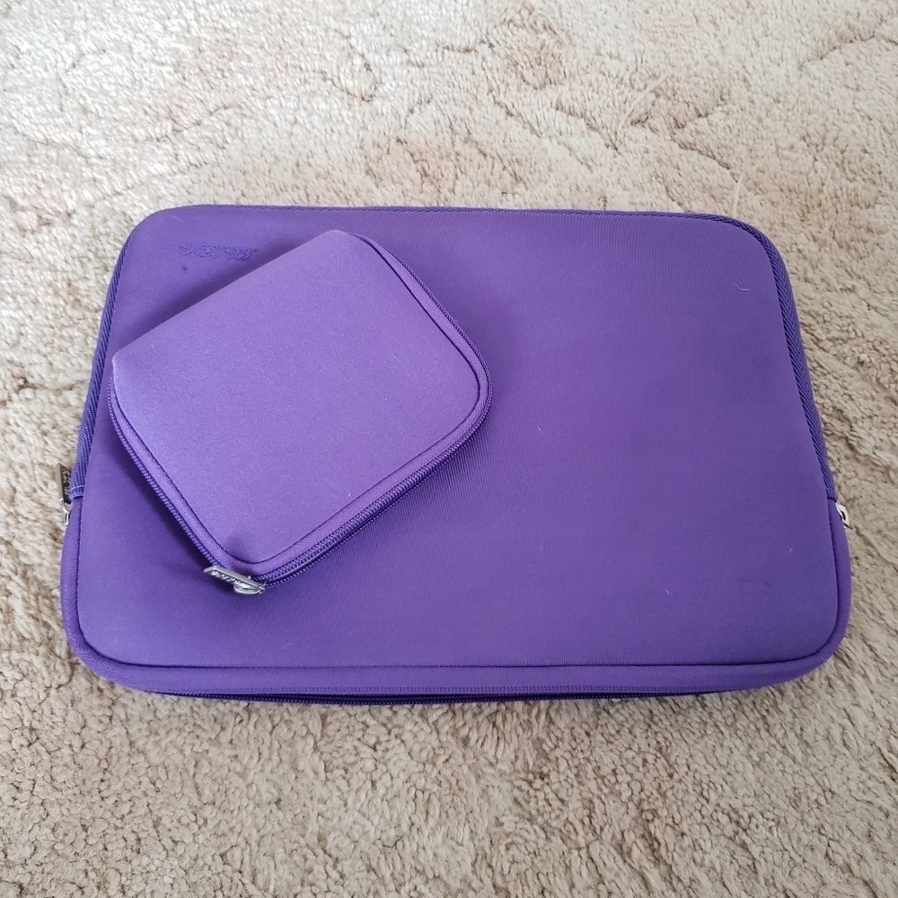 Laptop case and smaller case. 14wx10L inches